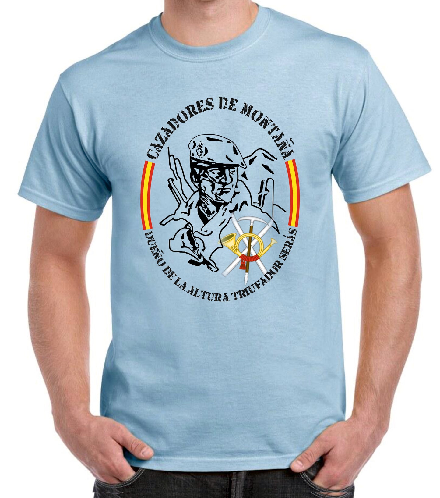 Camiseta Cazadores de montaña.