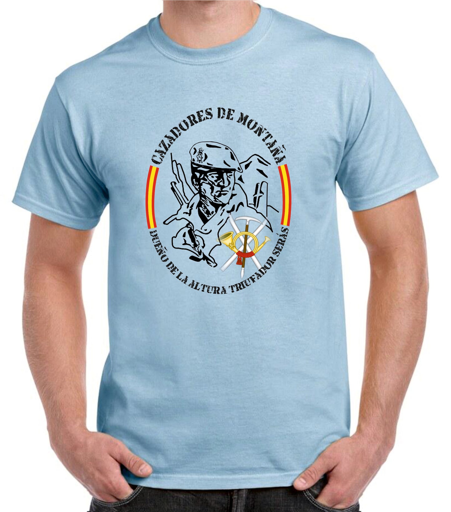 Camiseta Cazadores de montaña.