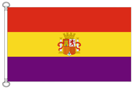 Bandera de España Segunda República (1931-1939).