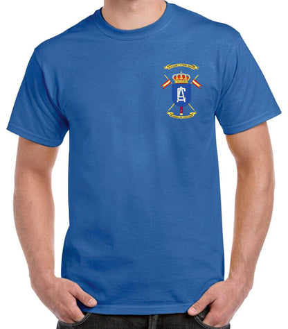 Camiseta Academia de Caballería escudo oficial.