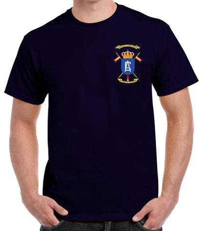 Camiseta Academia de Caballería escudo oficial.
