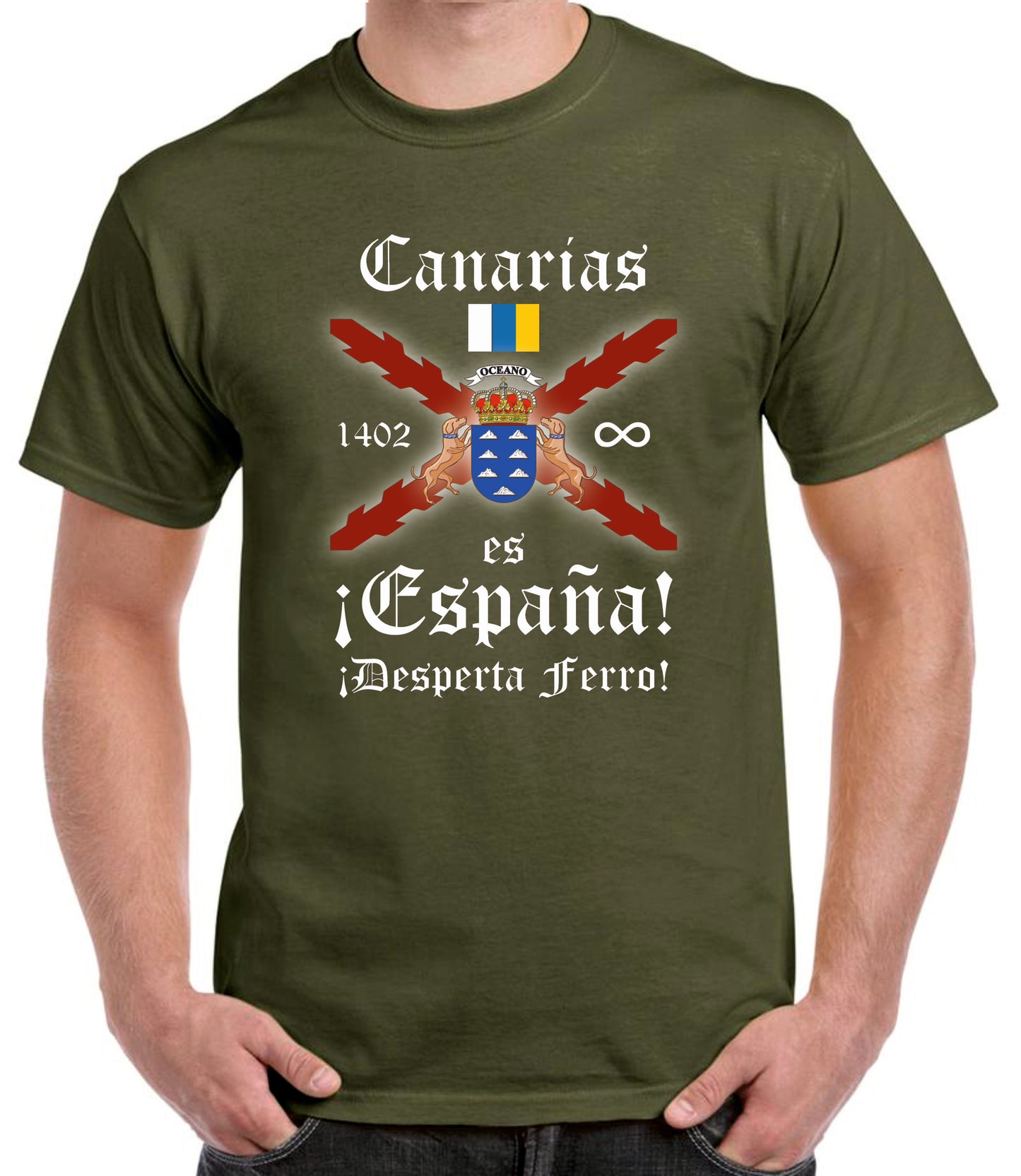 Camiseta Canarias es España.