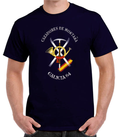 Camiseta Rgto. Cazadores de Montaña "Galicia" n.º 64.