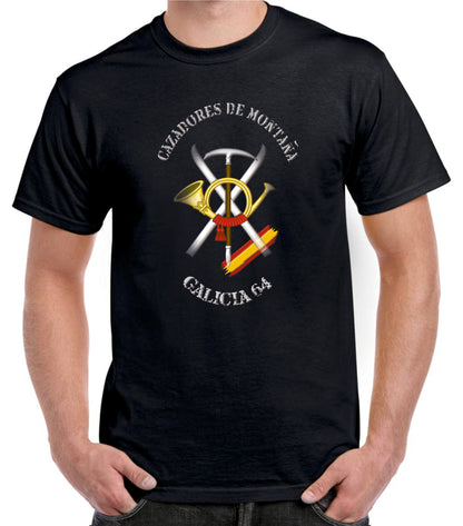 Camiseta Rgto. Cazadores de Montaña "Galicia" n.º 64.