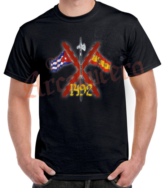 Camiseta unidad España-Cuba 1492.