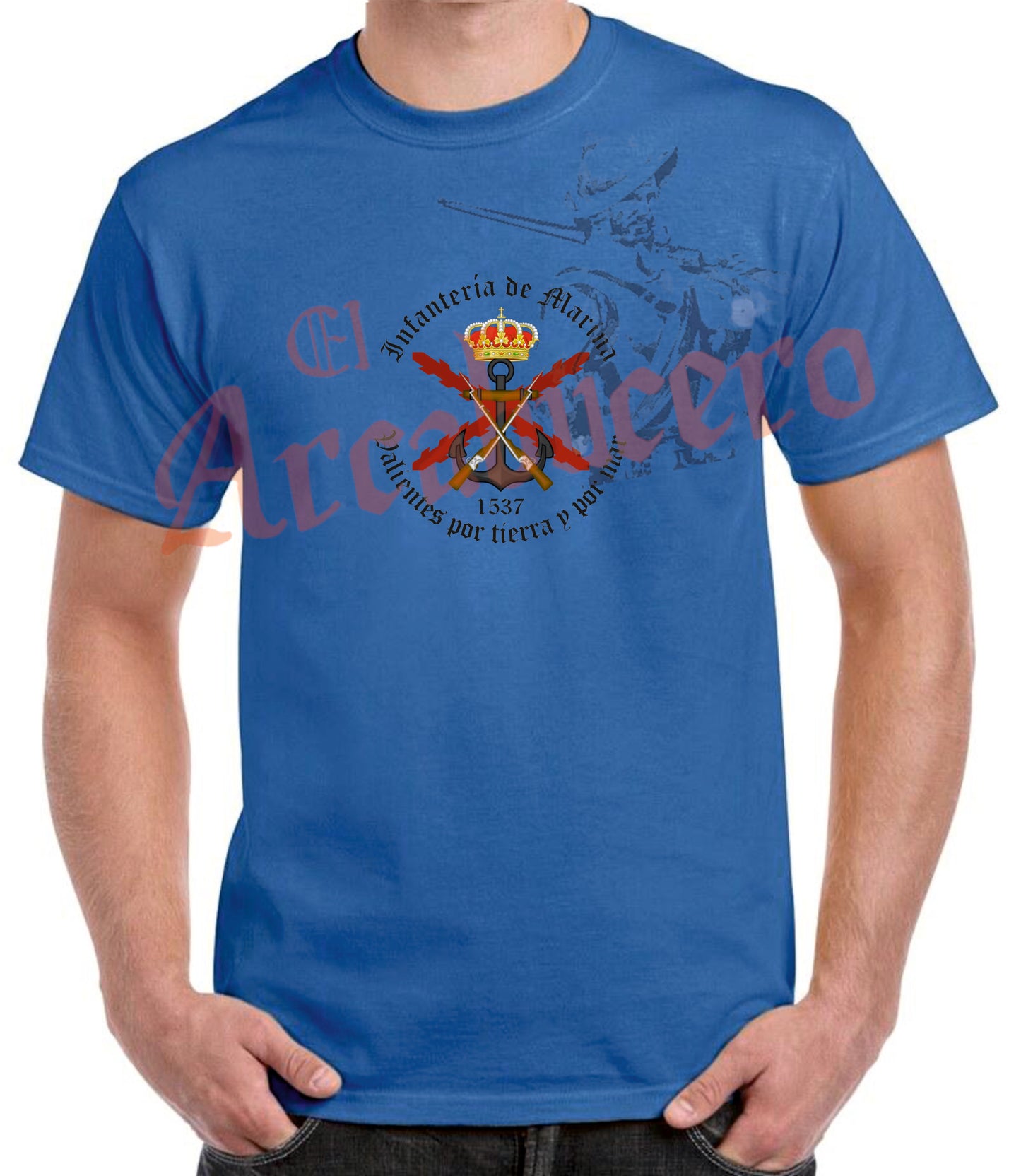 Camiseta emblema Infantería de Marina.