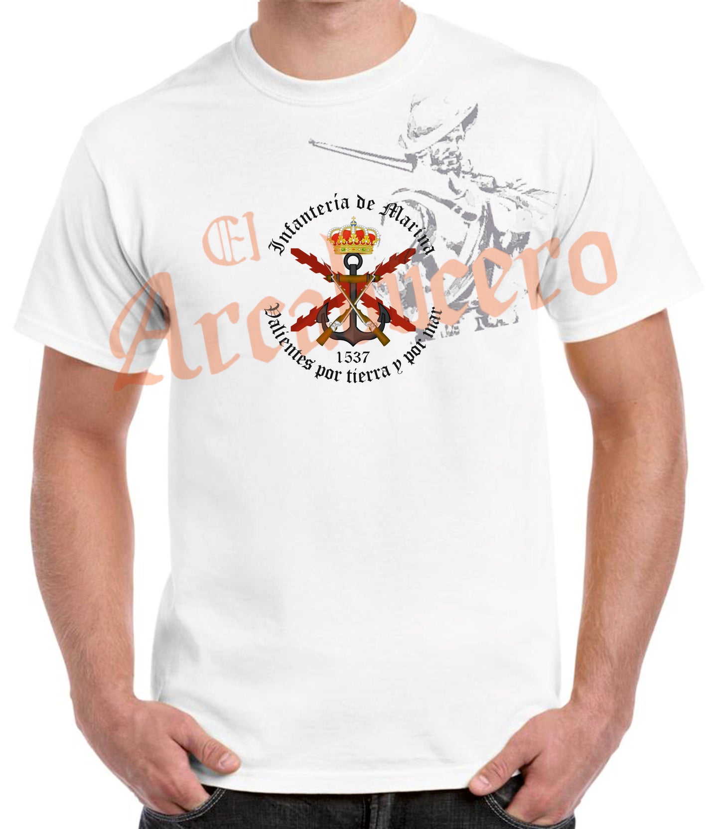 Camiseta emblema Infantería de Marina.