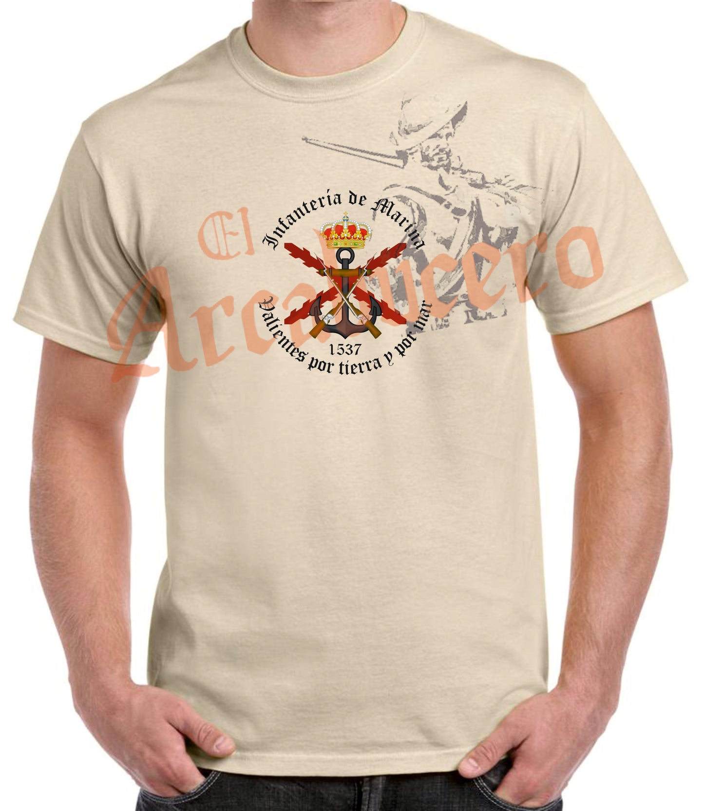 Camiseta emblema Infantería de Marina.