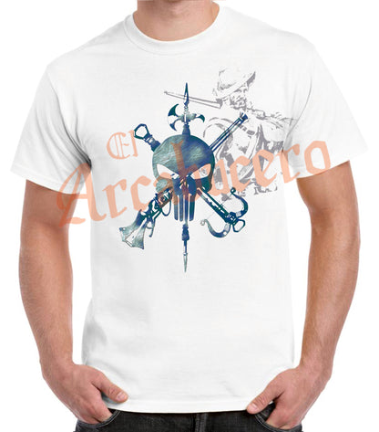 Camiseta emblema Legión calabera castigador.