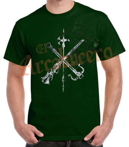 Camiseta emblema Legión Española blanco.