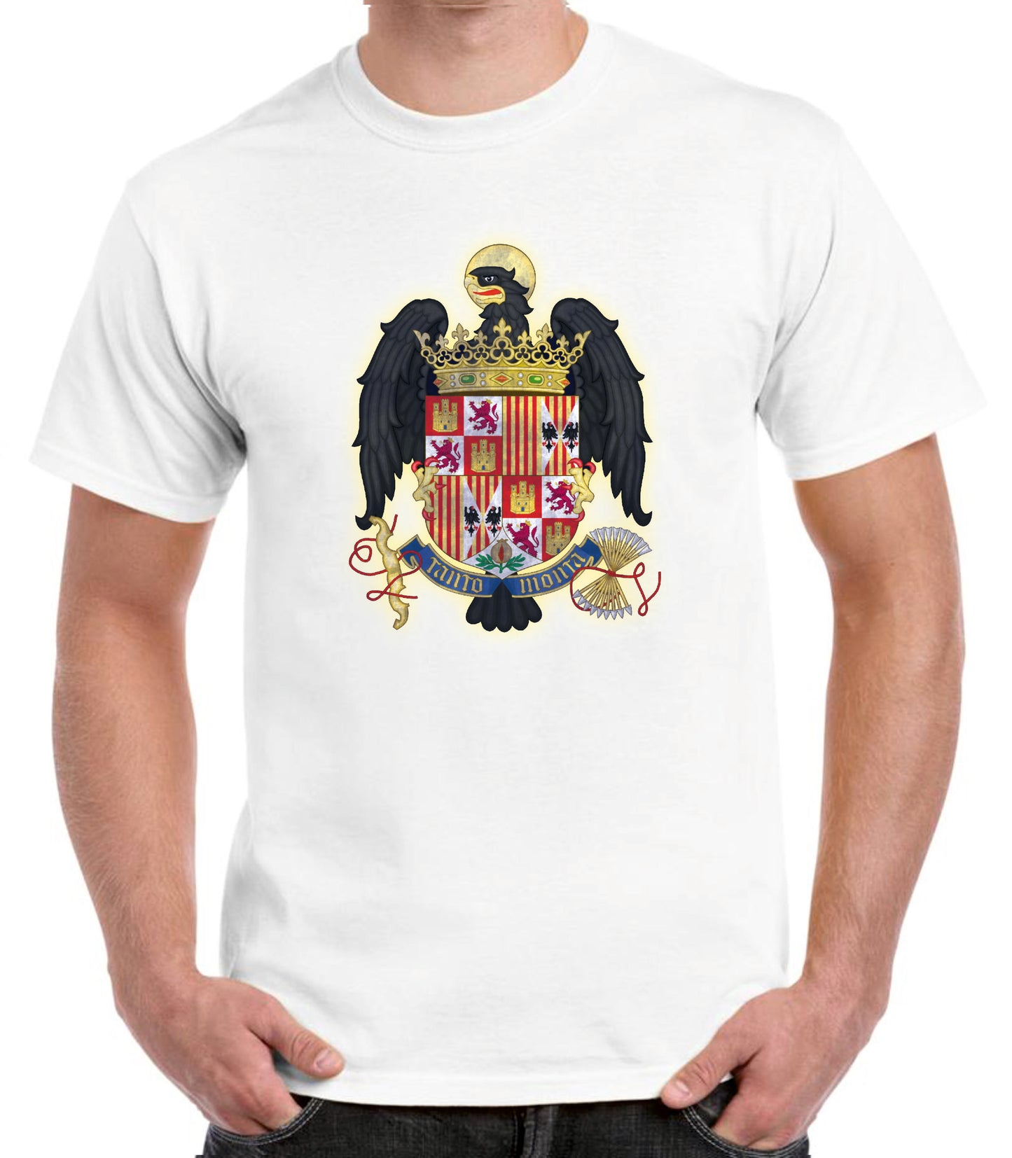 Camiseta escudo armas Reyes Católicos.