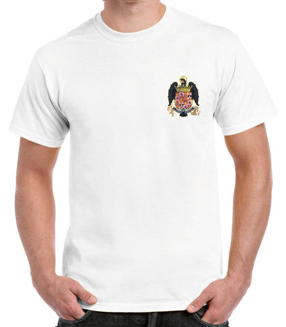 Camiseta escudo armas Reyes Católicos.
