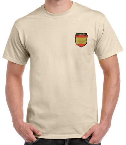 Camiseta escudo División Azul imitación bordado.