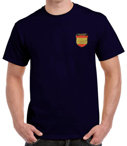 Camiseta escudo División Azul imitación bordado.