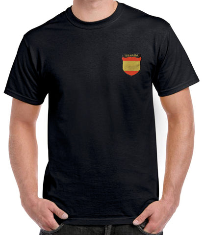 Camiseta escudo División Azul imitación bordado.