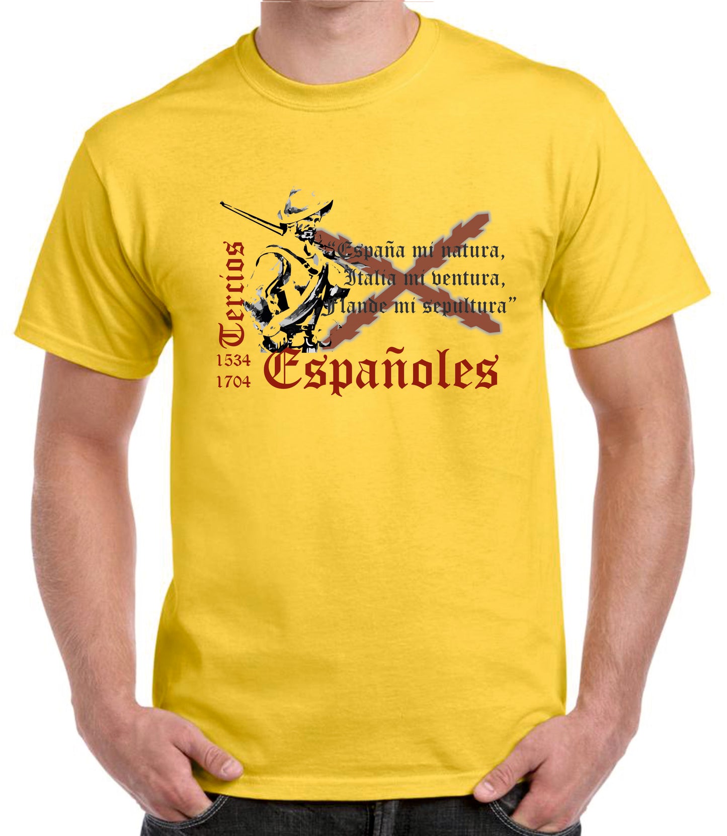 Camiseta cita Tercios Españoles.