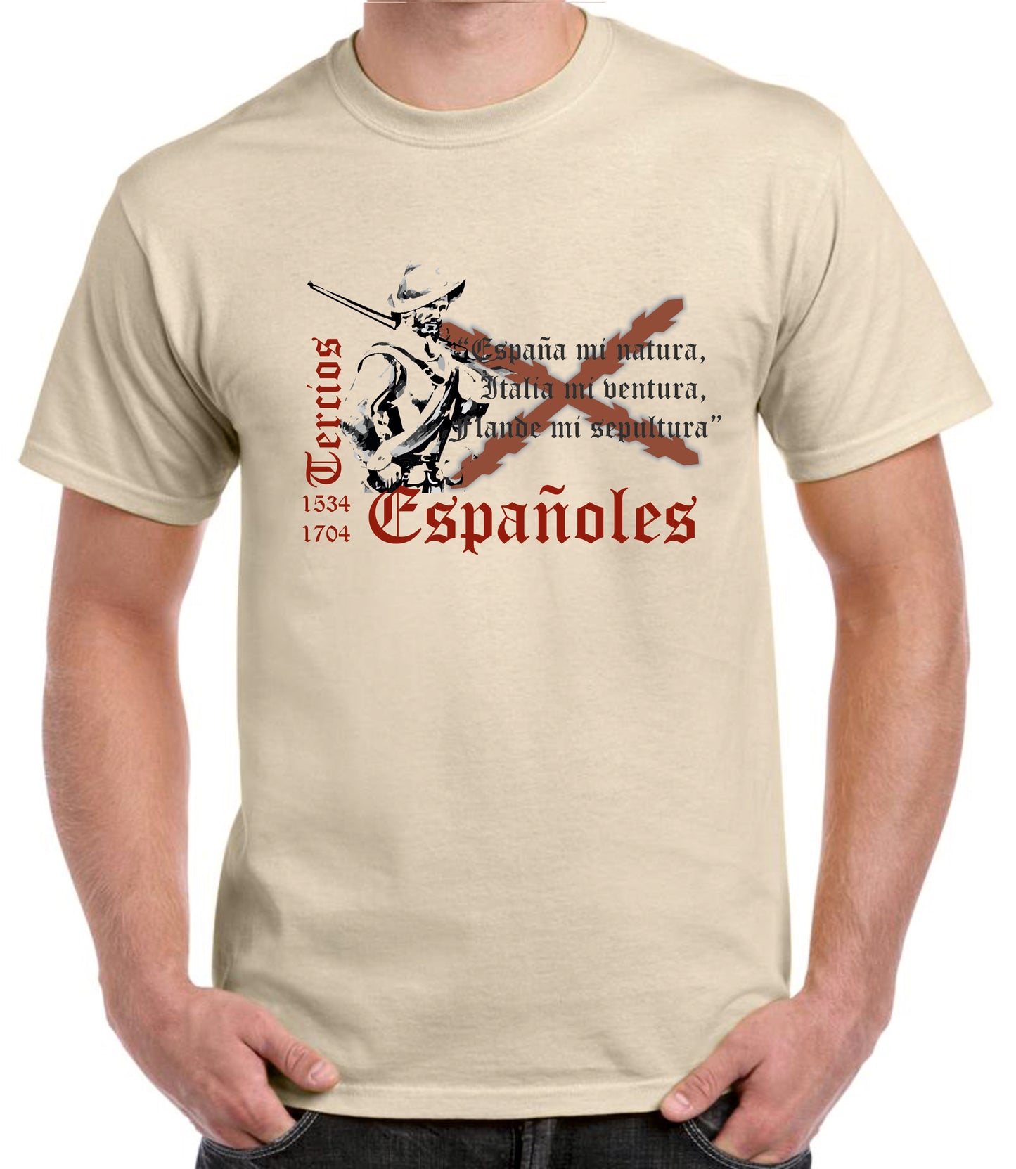 Camiseta cita Tercios Españoles.