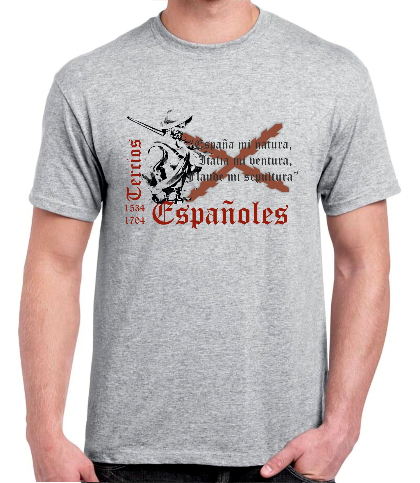 Camiseta cita Tercios Españoles.