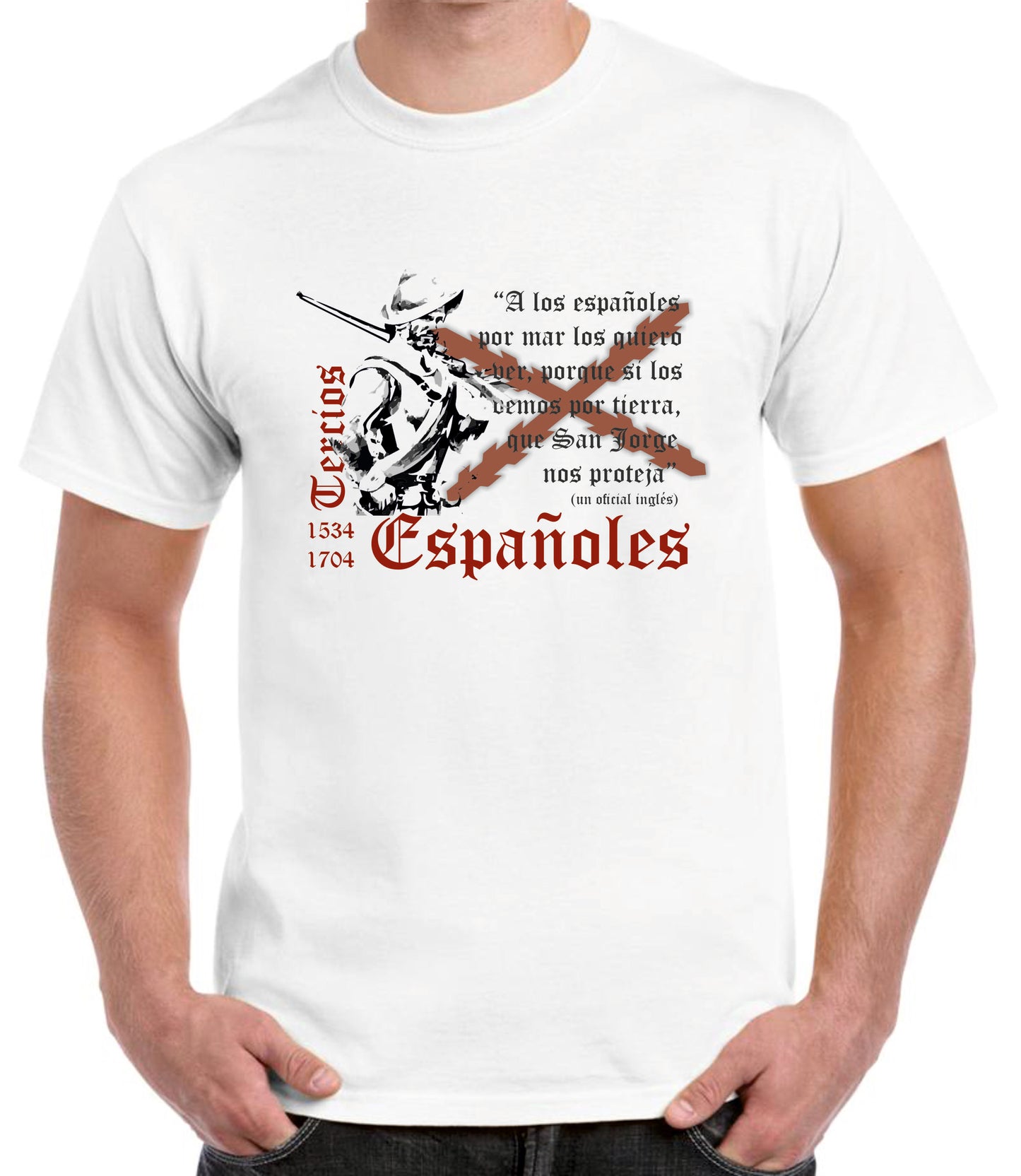 Camiseta cita Tercios Españoles.