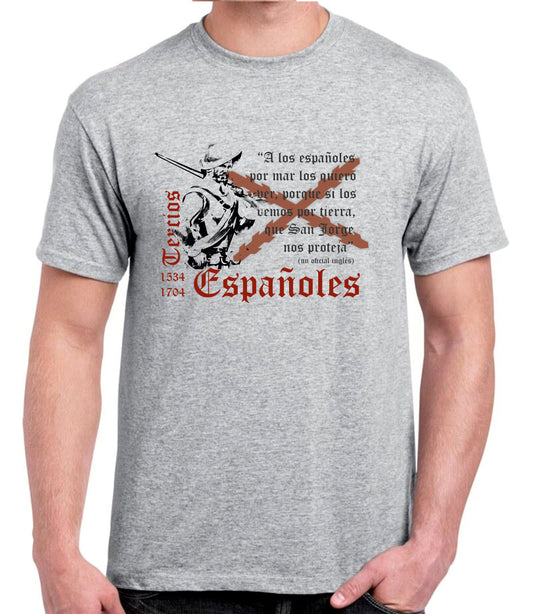 Camiseta cita Tercios Españoles.