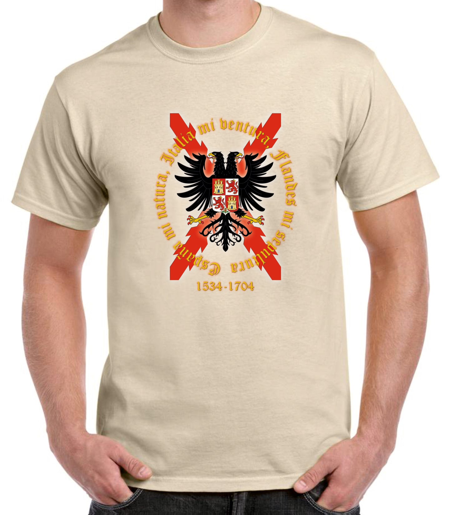 Camiseta lema tercios españoles.