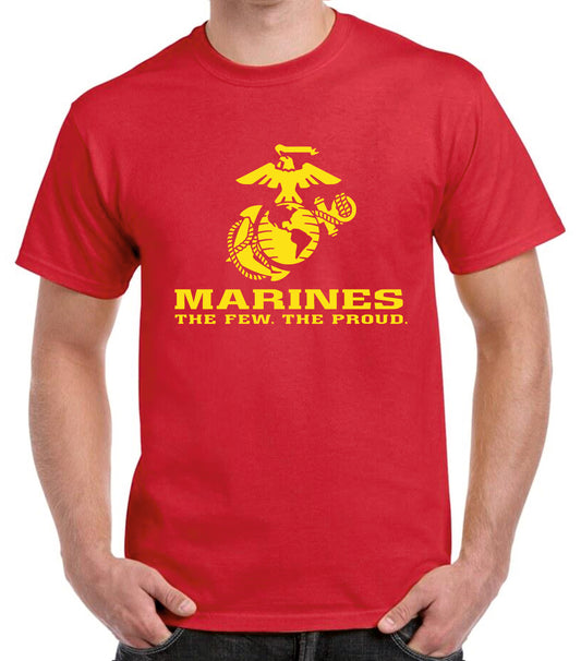 Camiseta USA emblema marines.