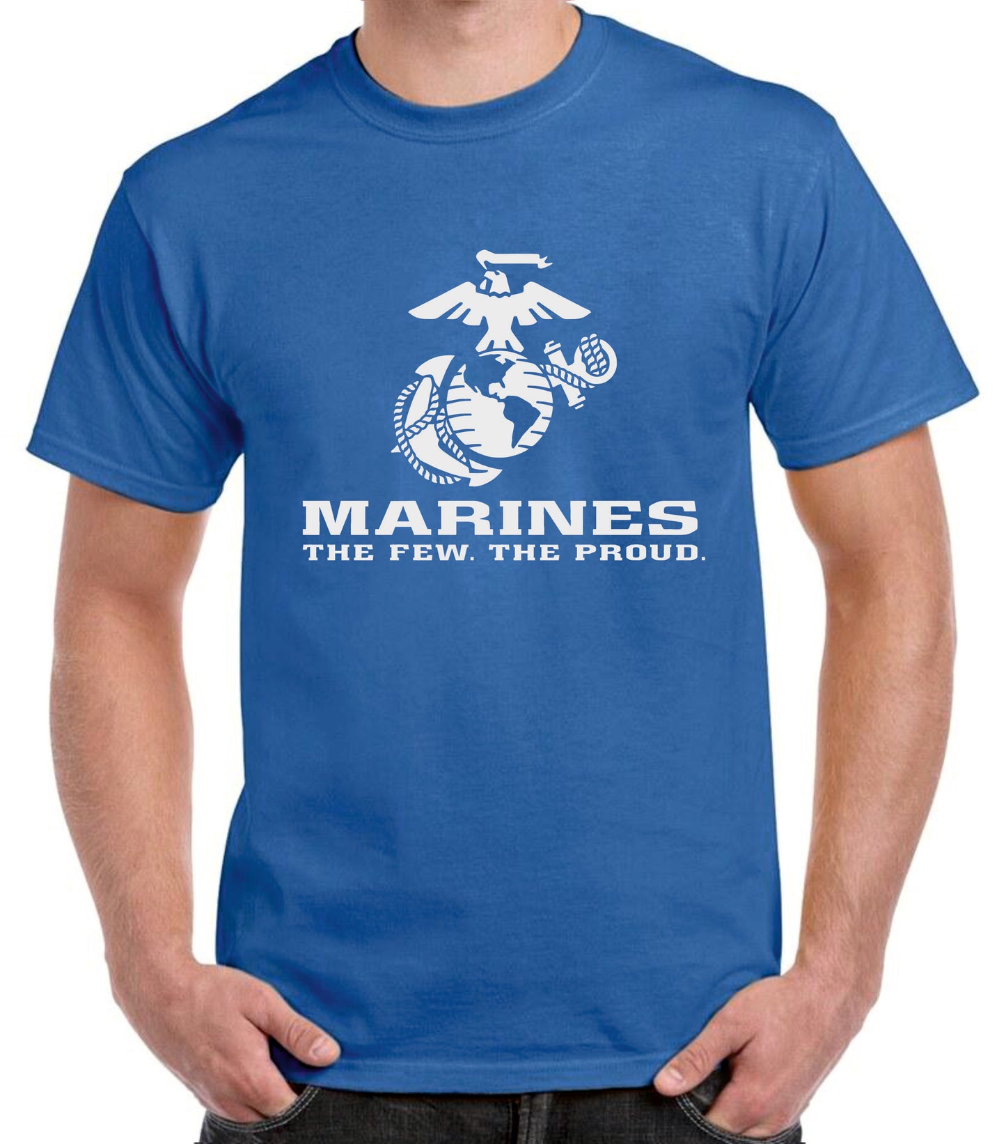 Camiseta USA emblema marines.