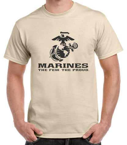 Camiseta USA emblema marines.