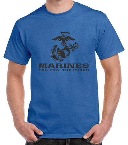 Camiseta USA emblema marines.