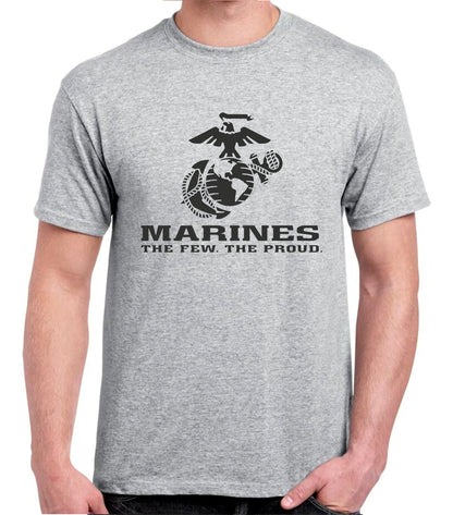 Camiseta USA emblema marines.