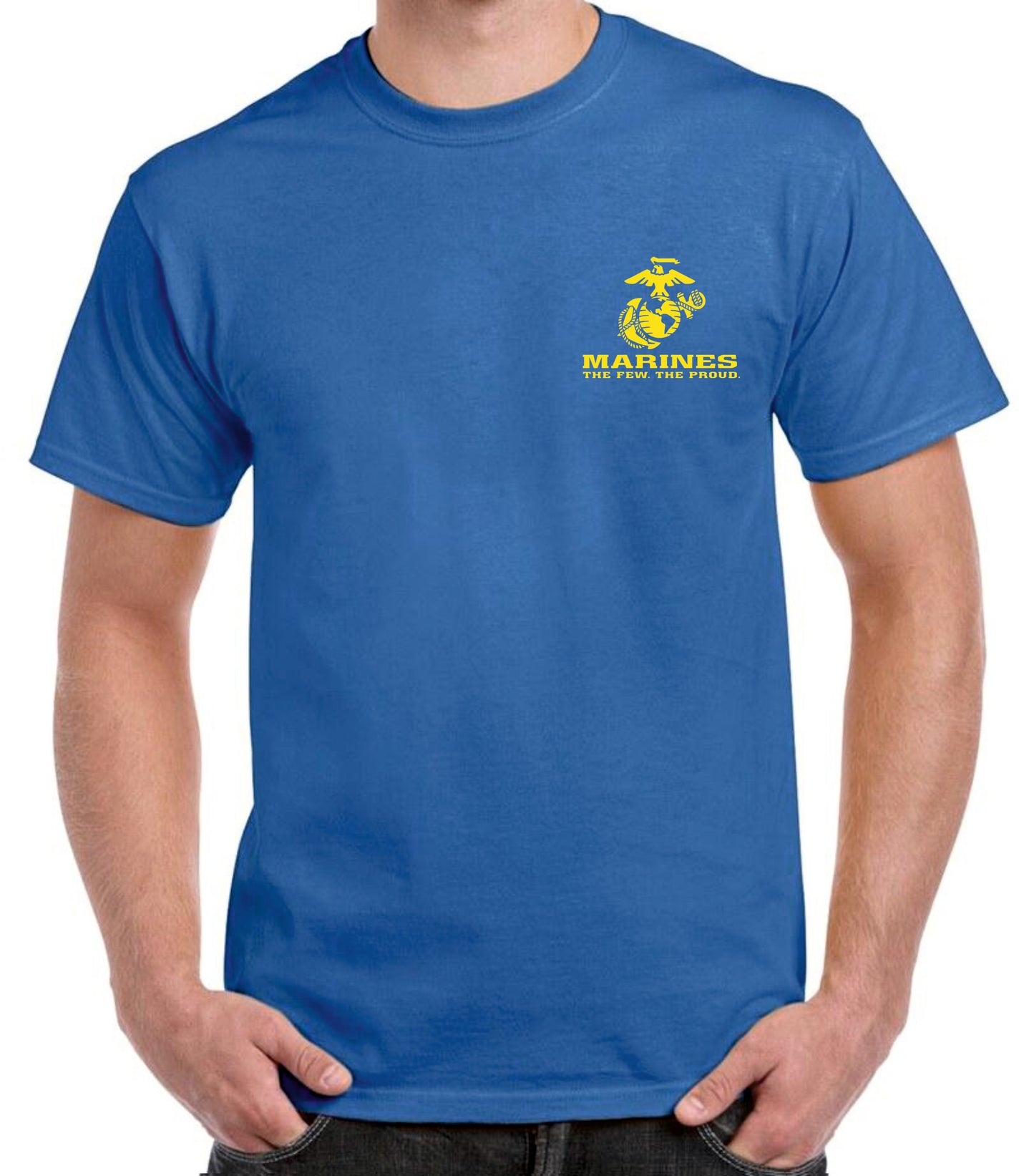 Camiseta USA emblema marines.