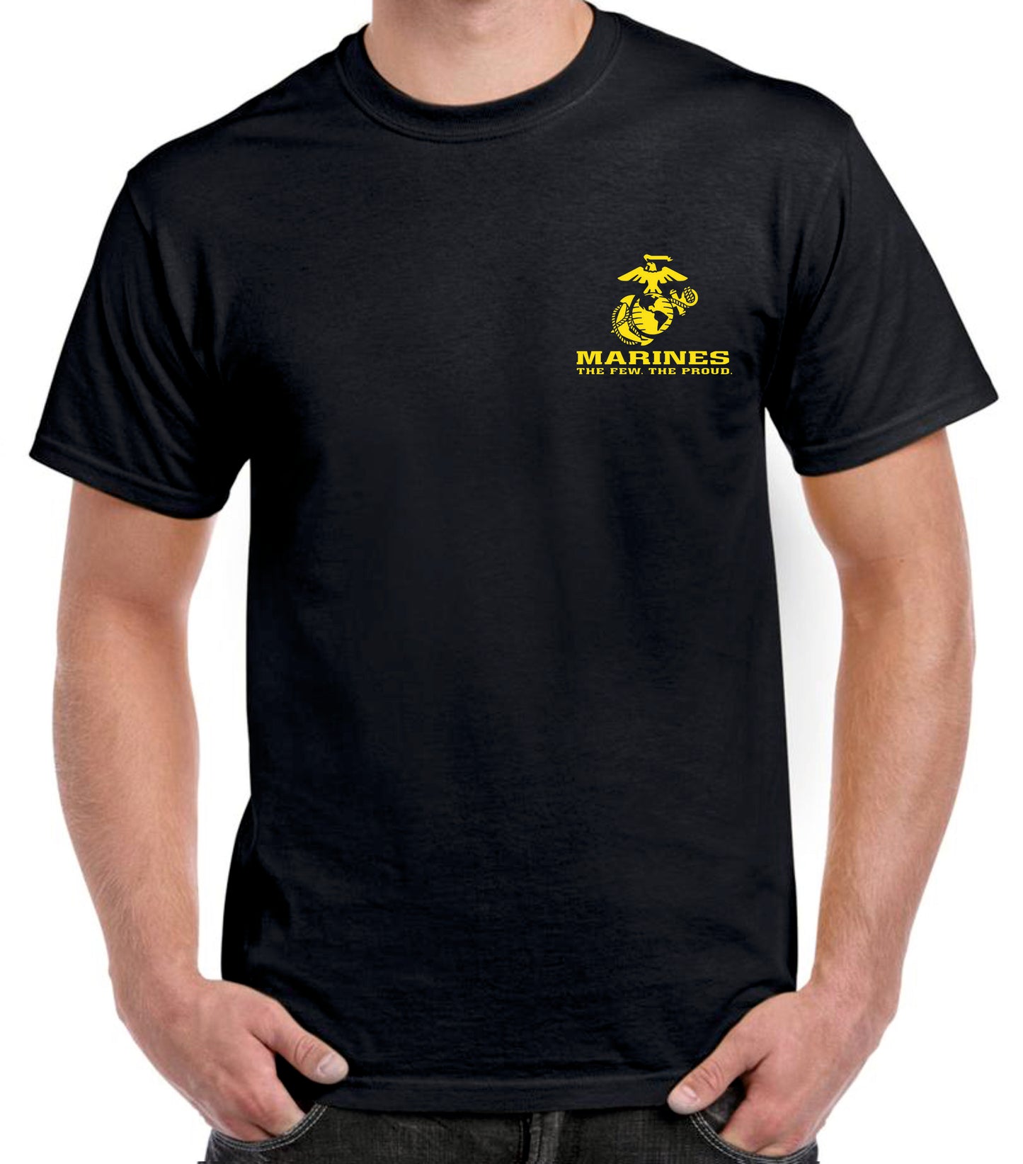 Camiseta USA emblema marines.