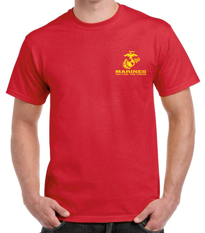 Camiseta USA emblema marines.