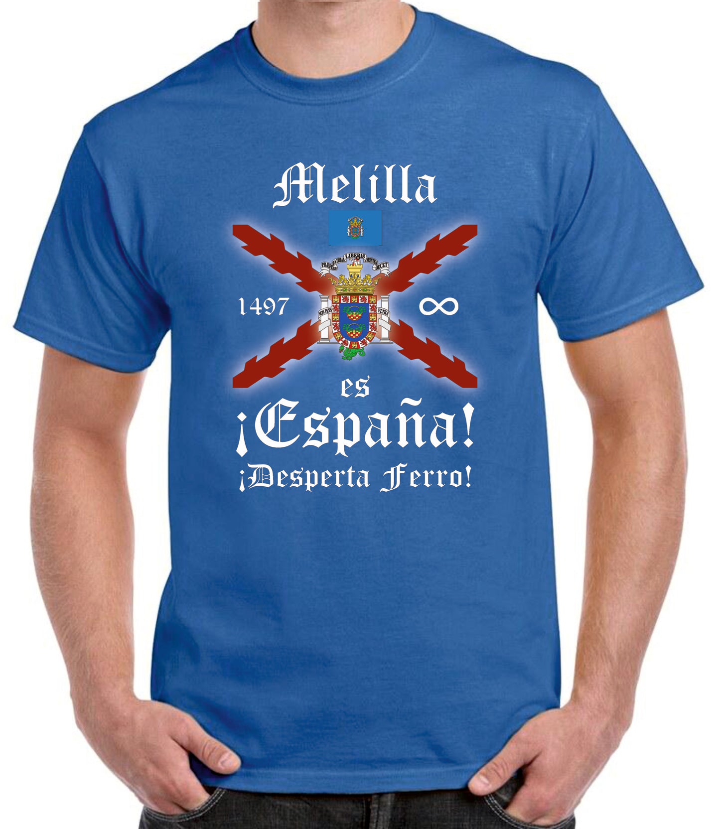 Camiseta Melilla es España.