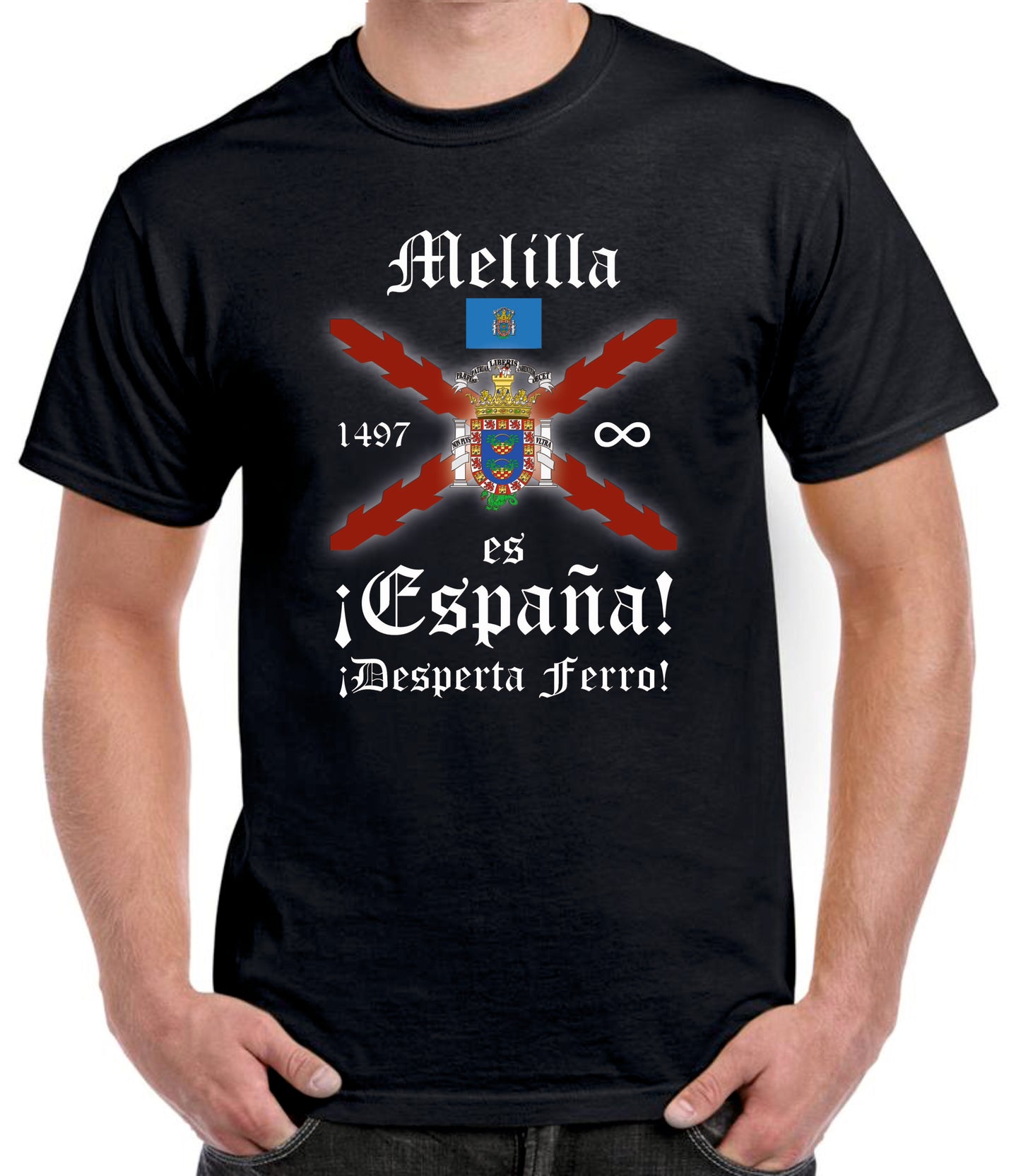 Camiseta Melilla es España.