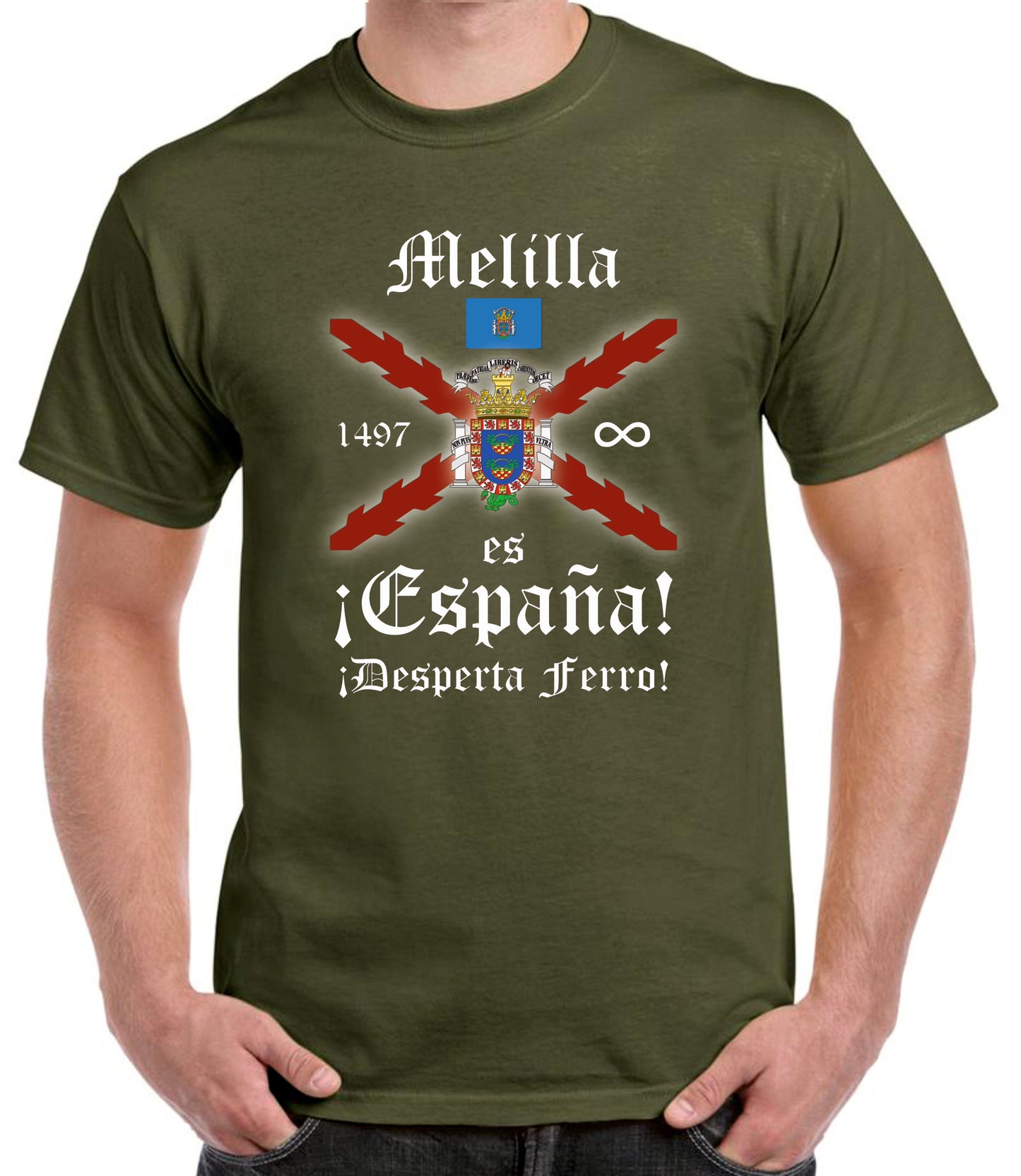 Camiseta Melilla es España.