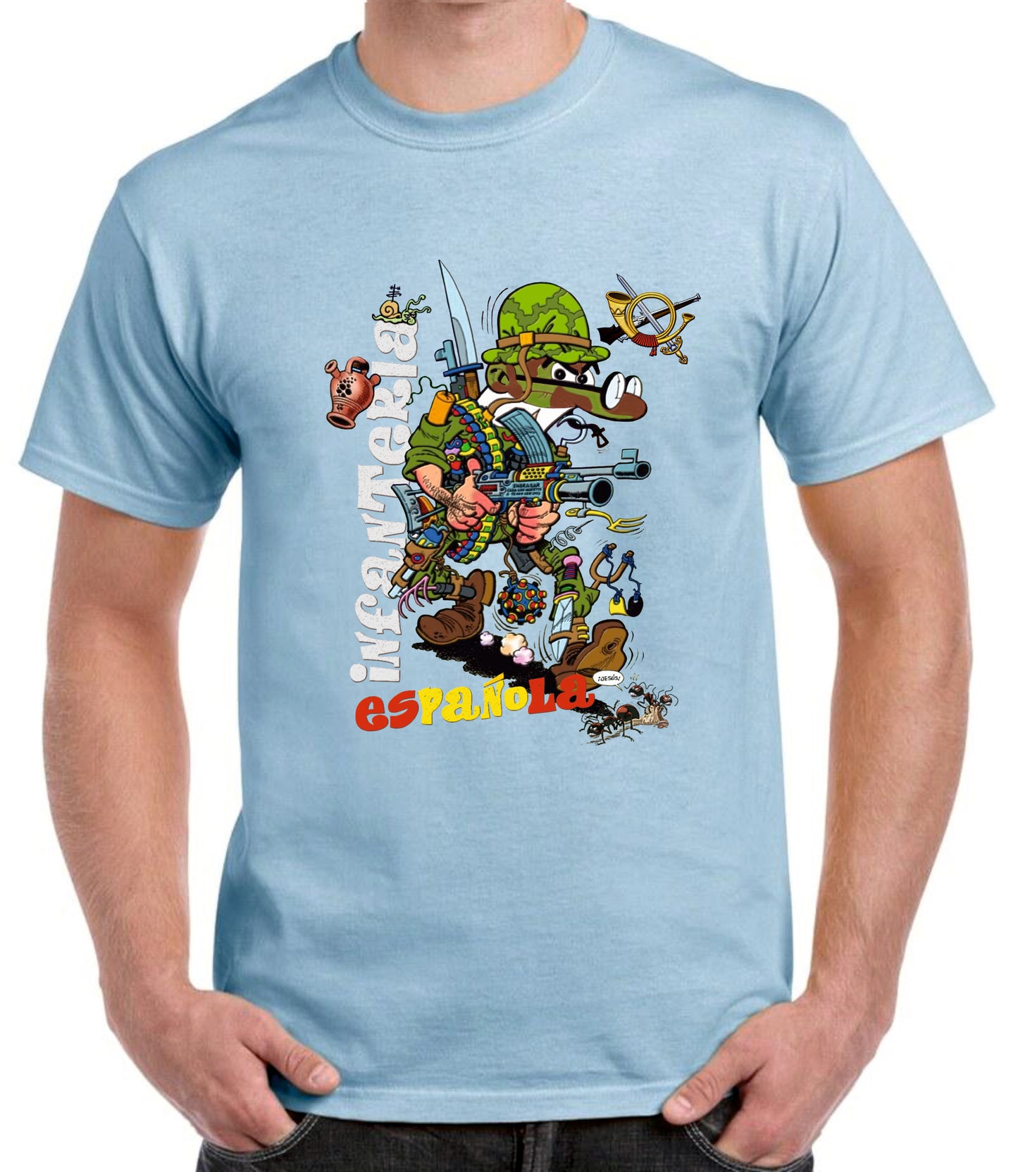 Camiseta Mortadelo Infantería.