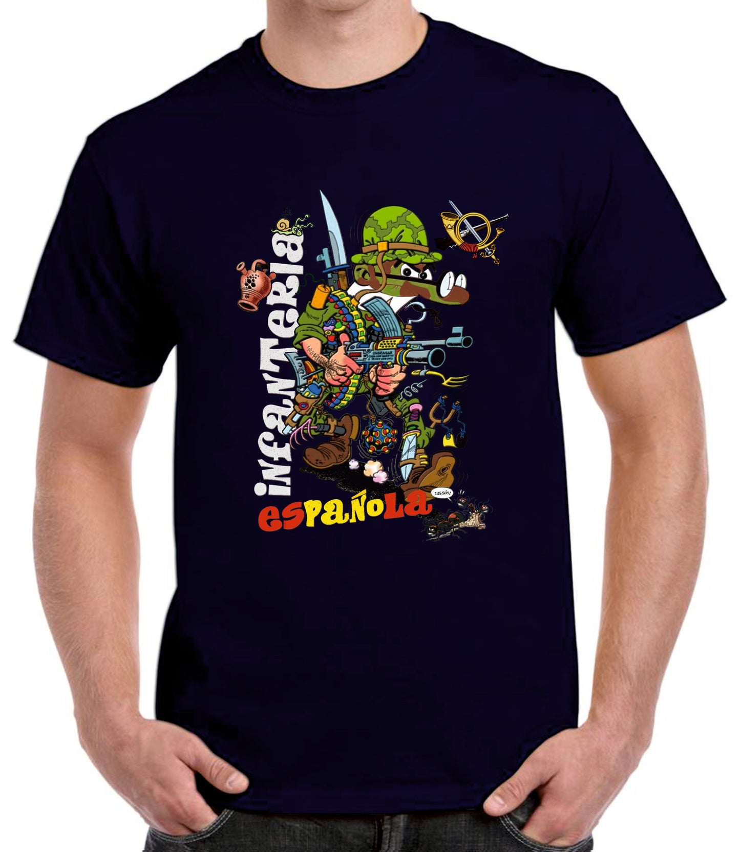 Camiseta Mortadelo Infantería.