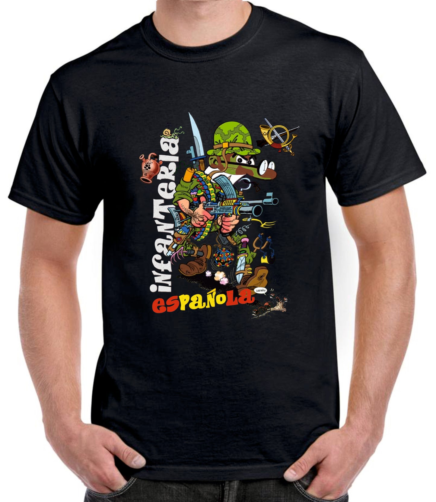 Camiseta Mortadelo Infantería.