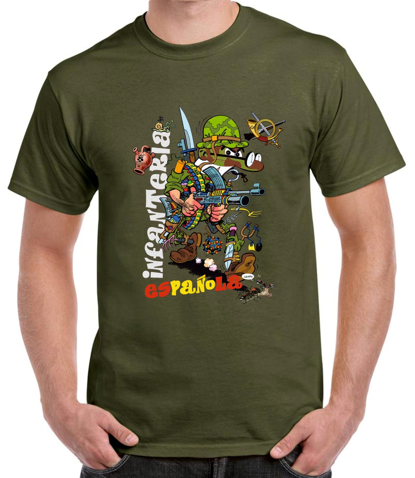 Camiseta Mortadelo Infantería.