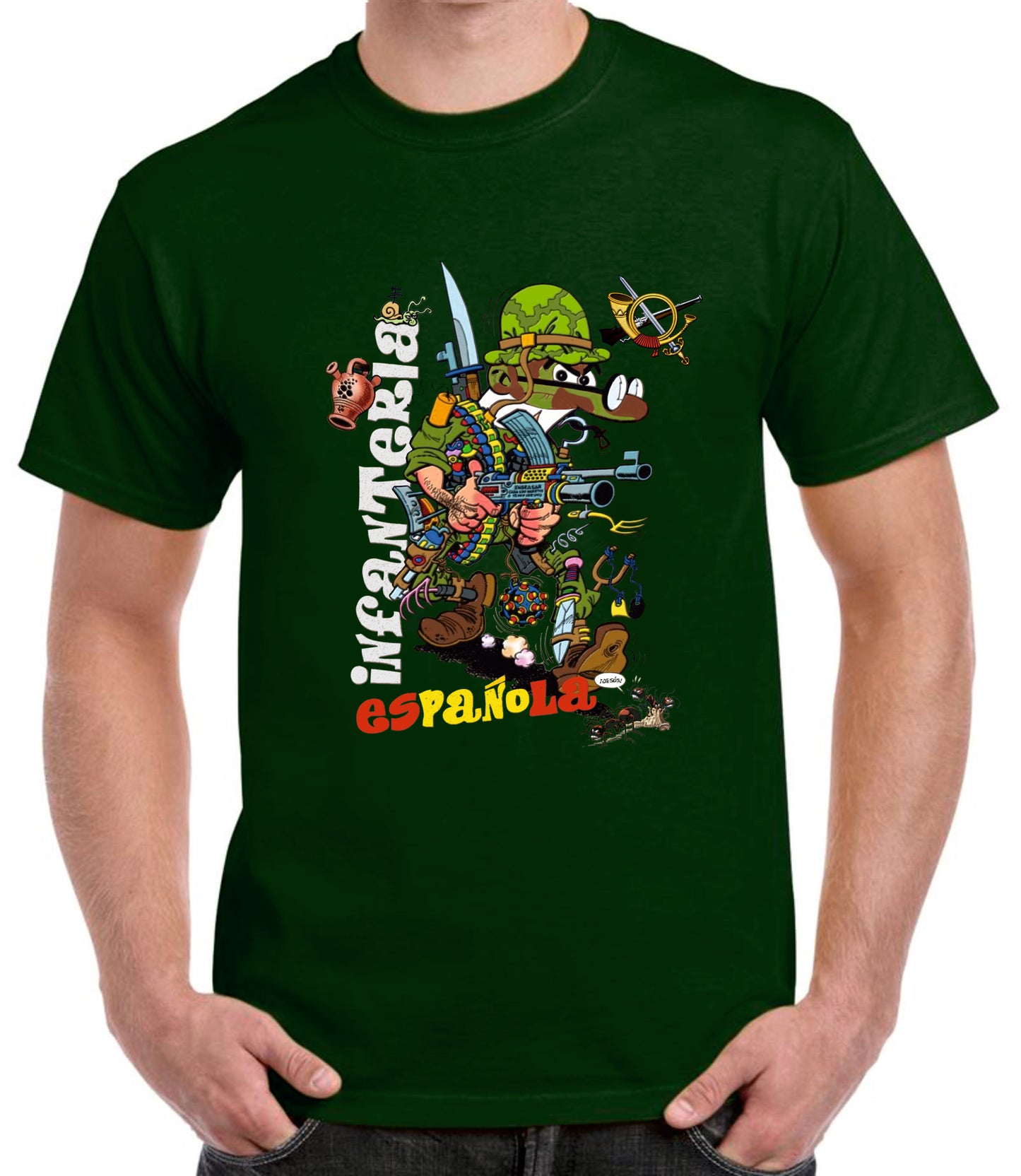 Camiseta Mortadelo Infantería.