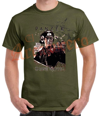Camiseta ALEMANIA propaganda 2ª G.M. Panzer División.
