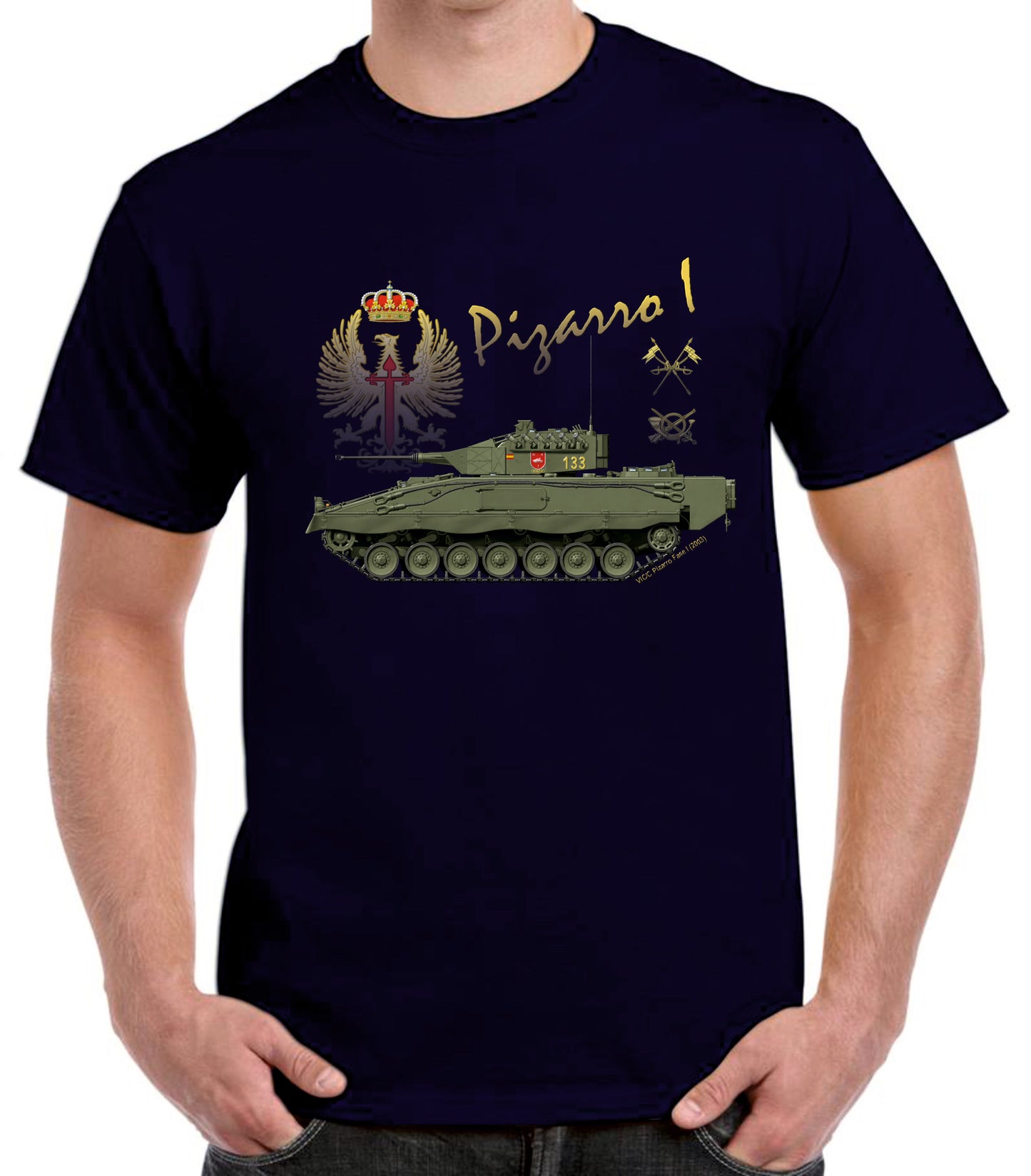 Camiseta VCI/C Pizarro Fase I Español.