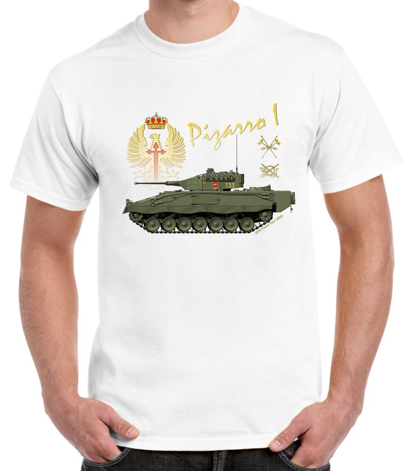 Camiseta VCI/C Pizarro Fase I Español.