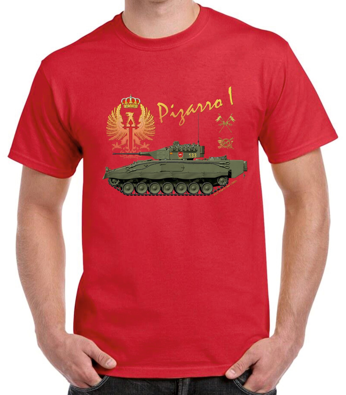 Camiseta VCI/C Pizarro Fase I Español.