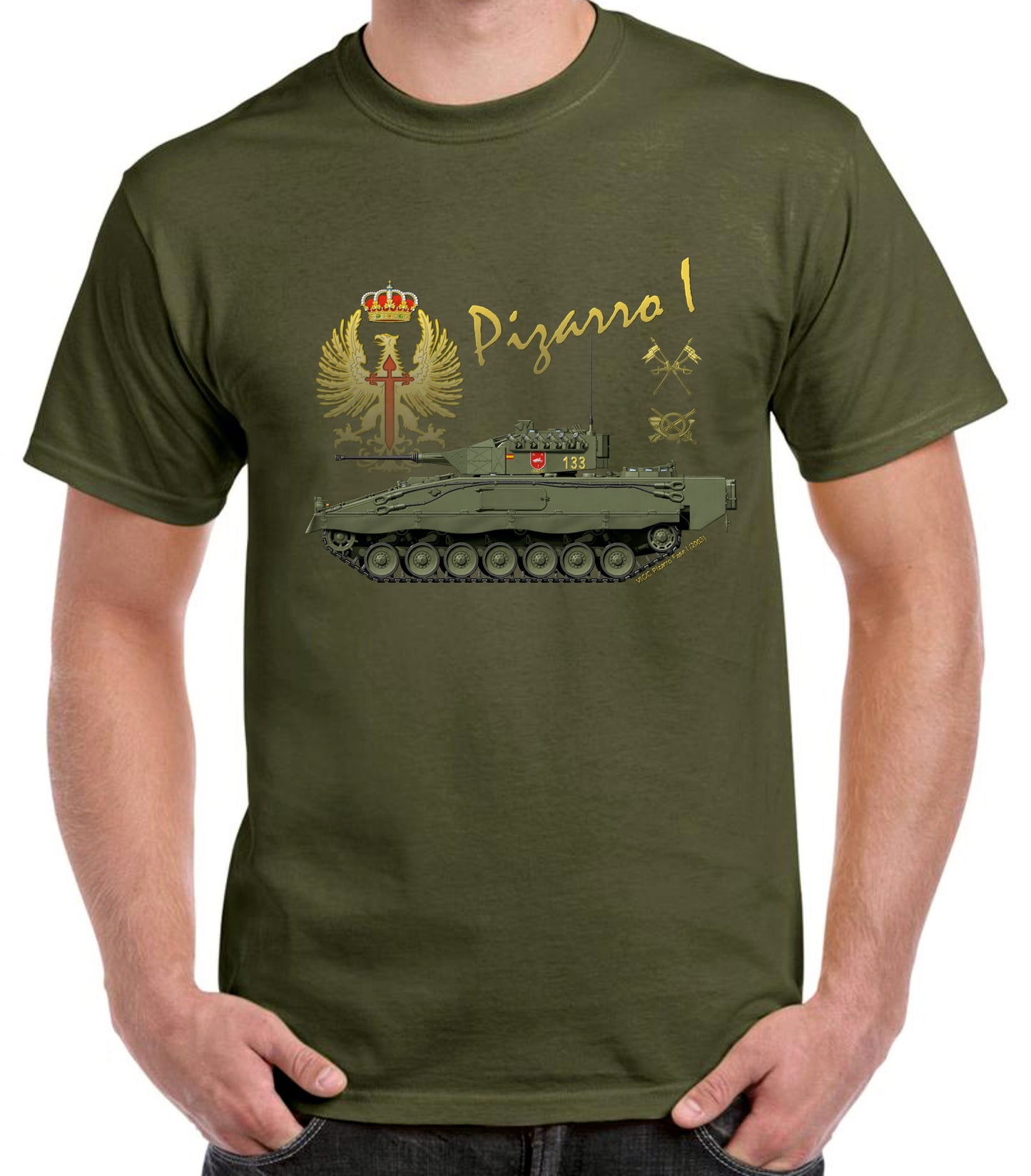Camiseta VCI/C Pizarro Fase I Español.