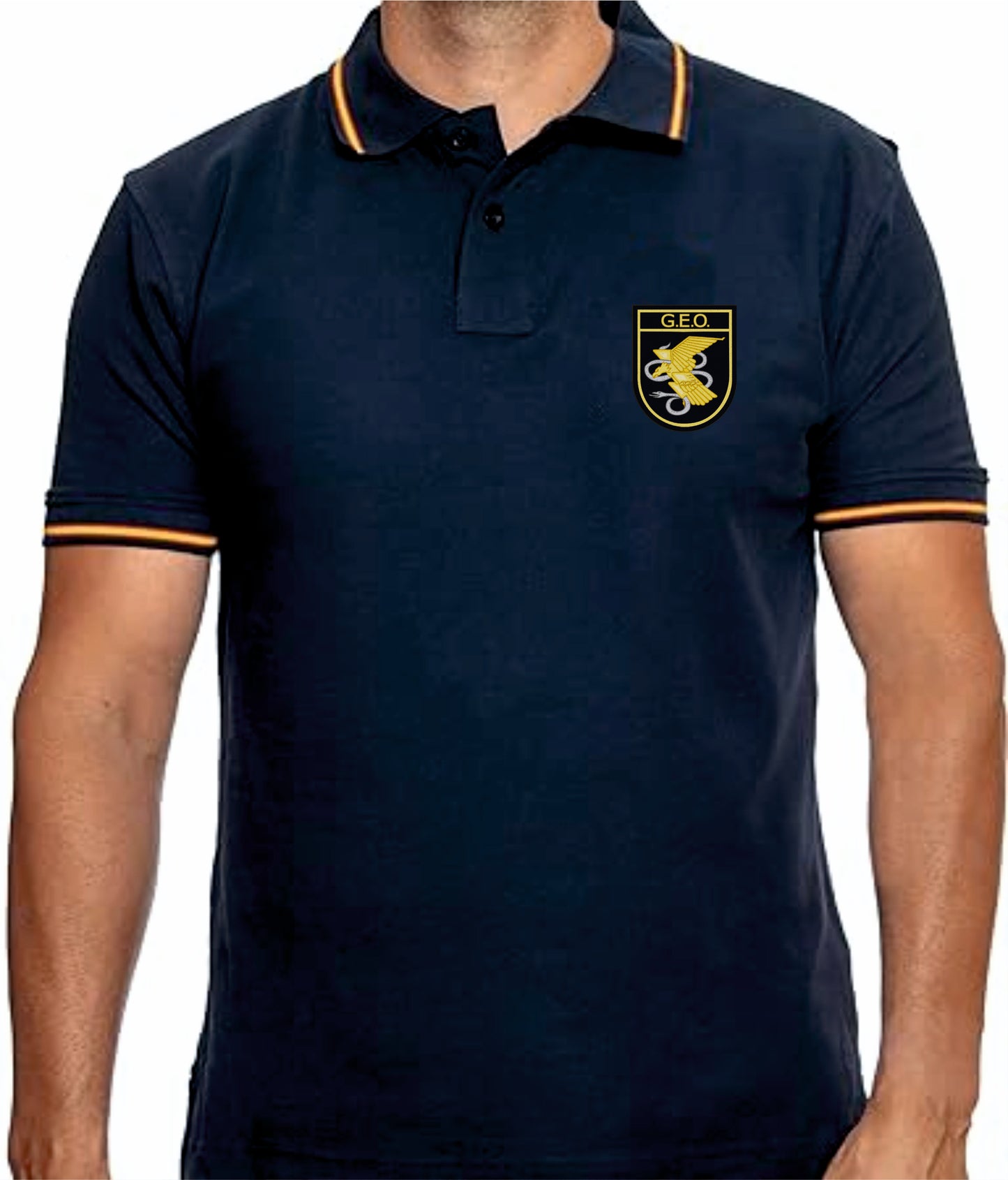 Polo G.E.O. escudo oficial.