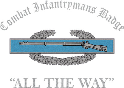 Sudadera básica USA Insignia de Soldado de Infantería de Combate (CIB).