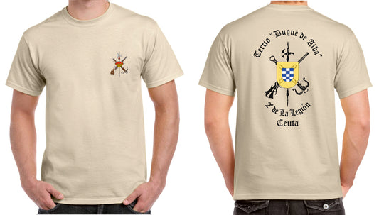 Camiseta emblema Legión-Tercio "Duque de Alba".