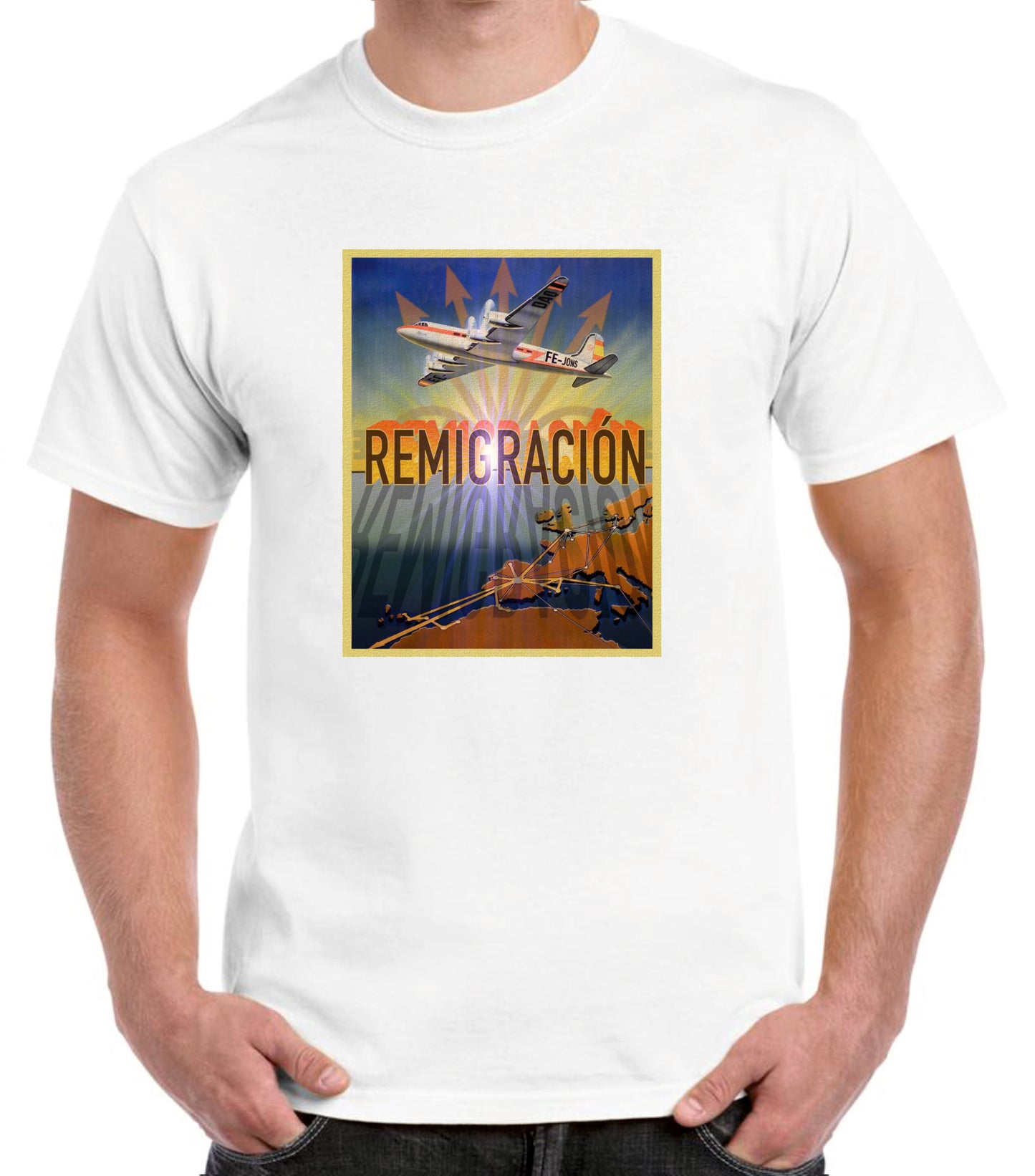 Camiseta Remigración FE JONS.